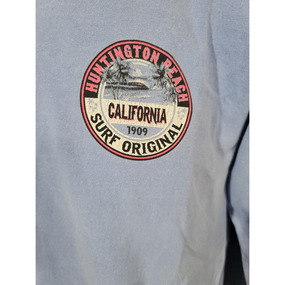 Huntington Beach, California Long Sleeve‎ T-shirt size Medium